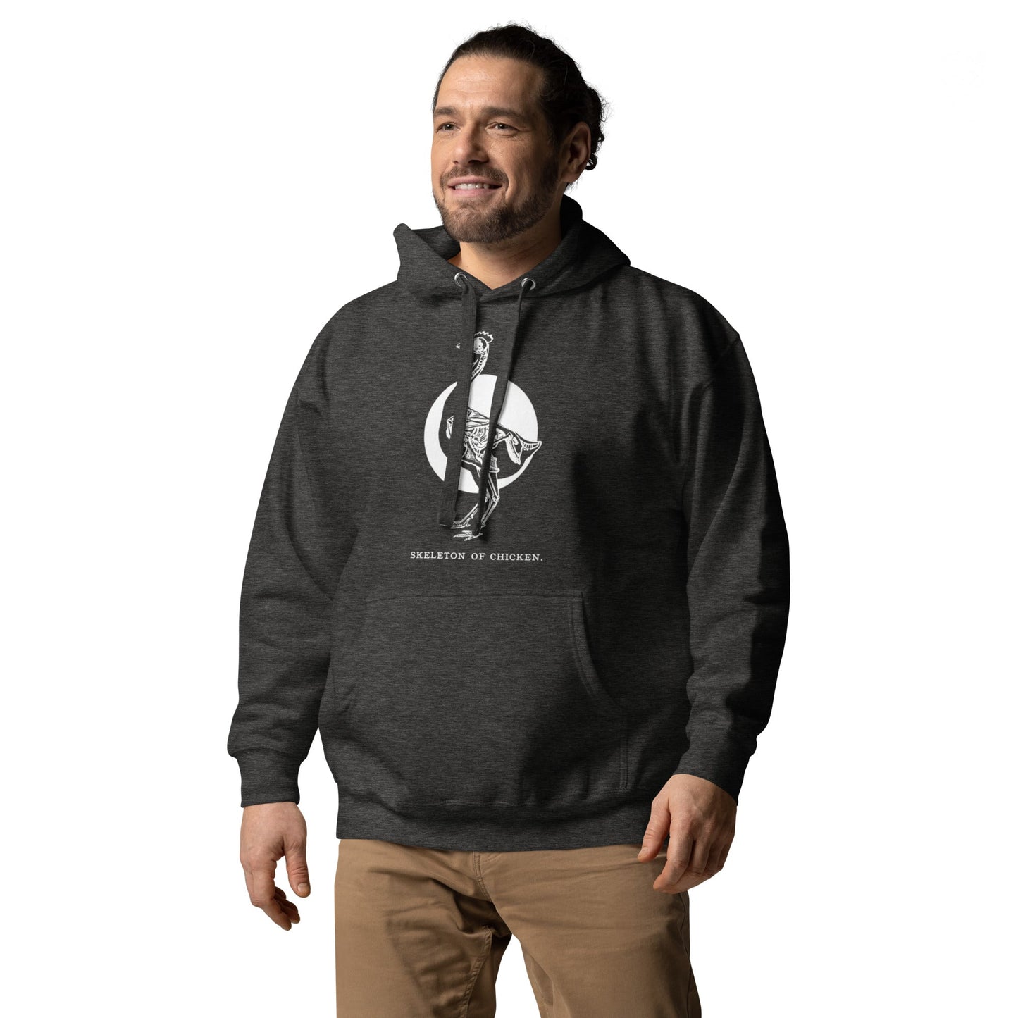 Retro Chicken Skeleton Unisex Bunny Hug (Hoodie)