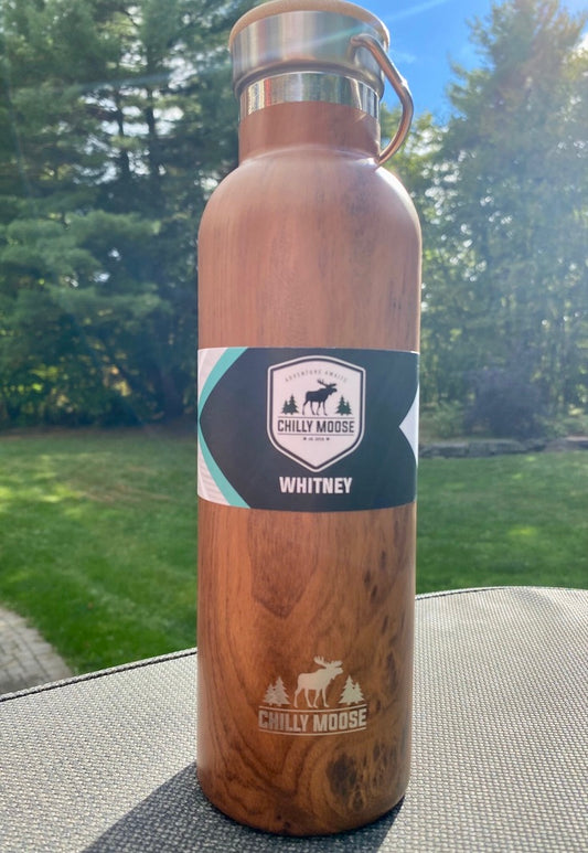 Chilly Moose Water Bottle in Woodland