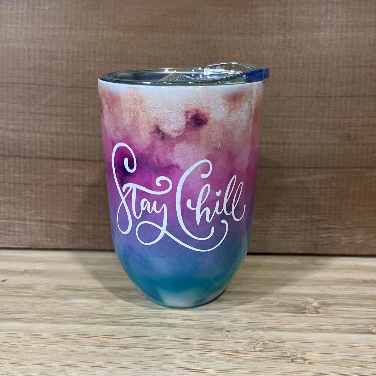 Stay Chill wine tumbler