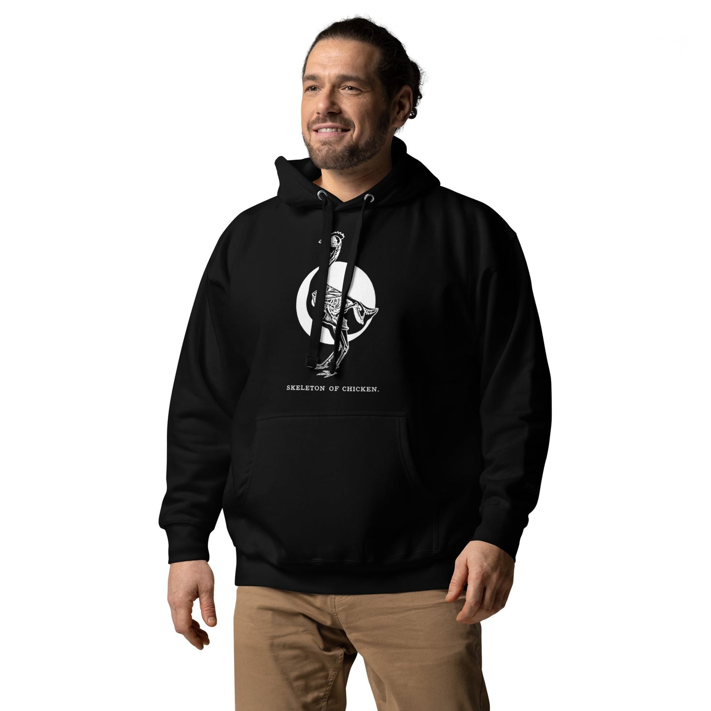 Retro Chicken Skeleton Unisex Bunny Hug (Hoodie)
