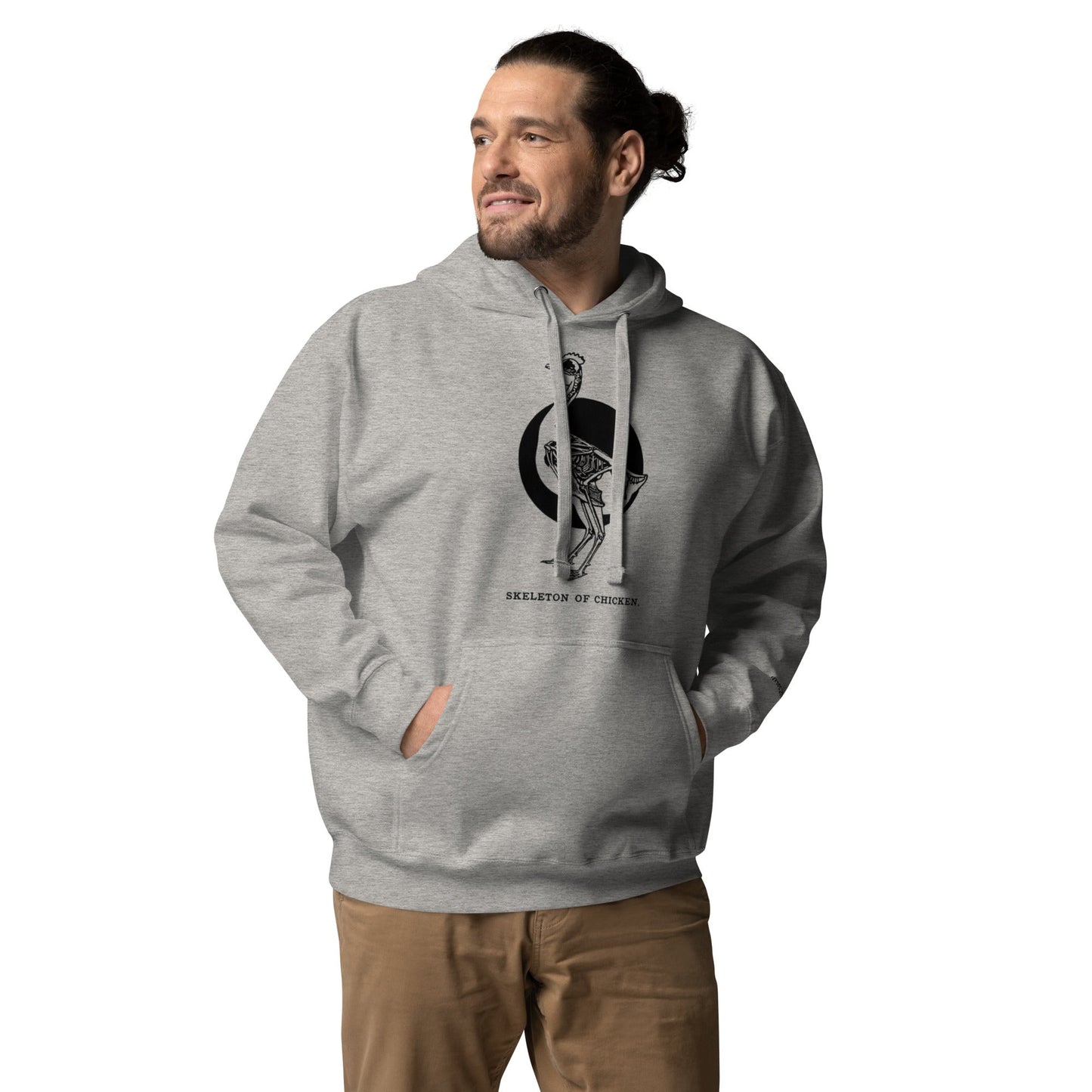 Retro Chicken Skeleton Unisex Bunny Hug (Hoodie)