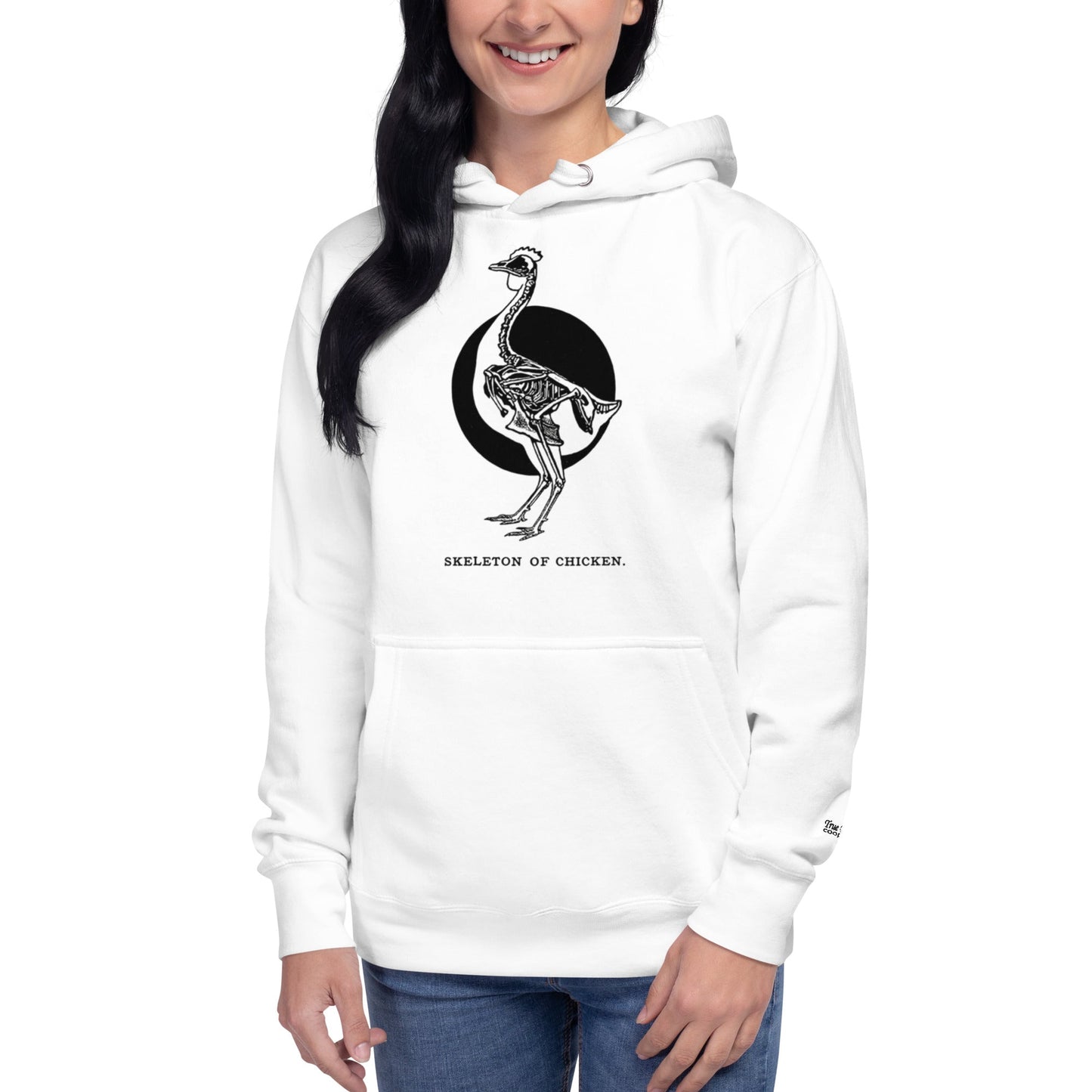Retro Chicken Skeleton Unisex Bunny Hug (Hoodie)