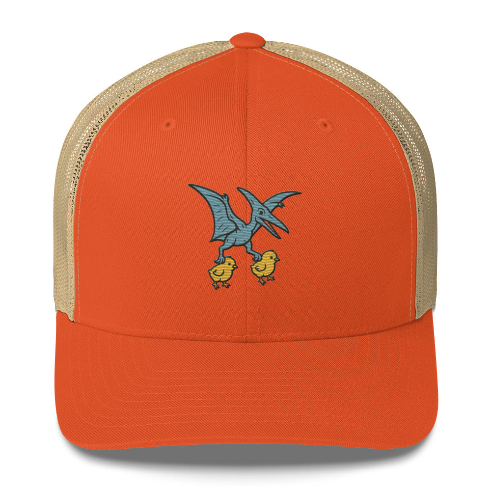 Chickasaurous Pteropoultry Trucker Cap