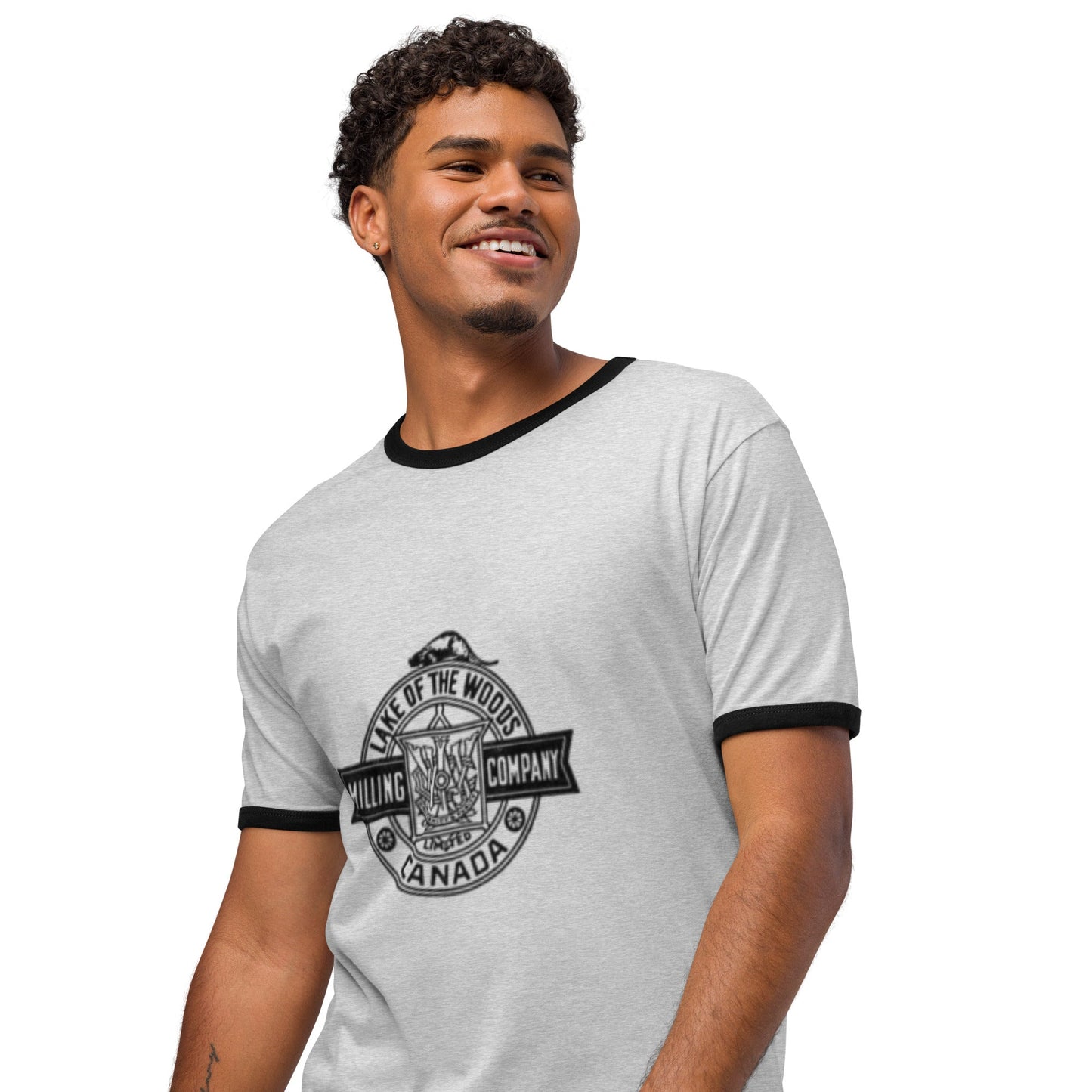 Retro Mill Unisex ringer t-shirt