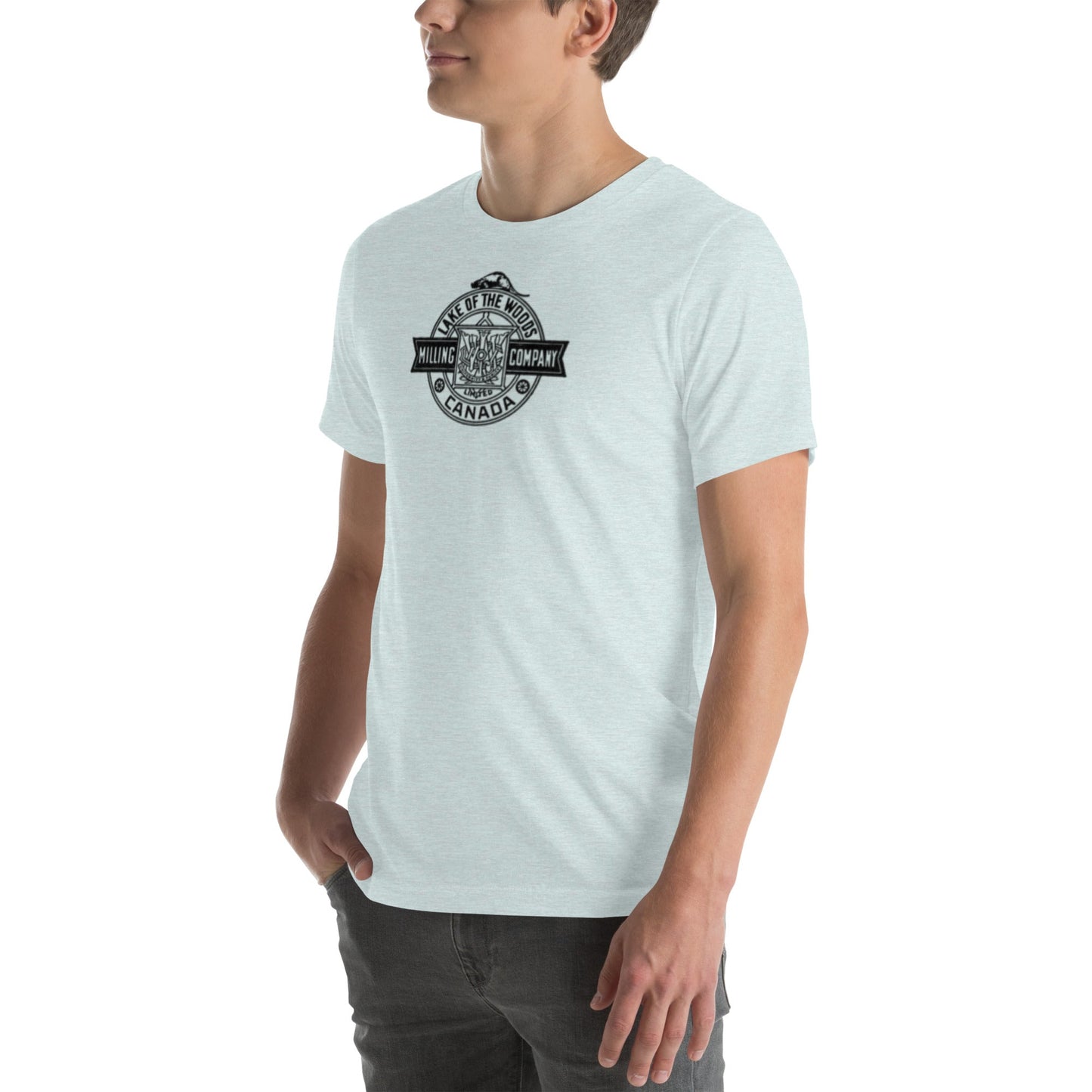 Retro Lake of the Woods Milling Company Unisex t-shirt