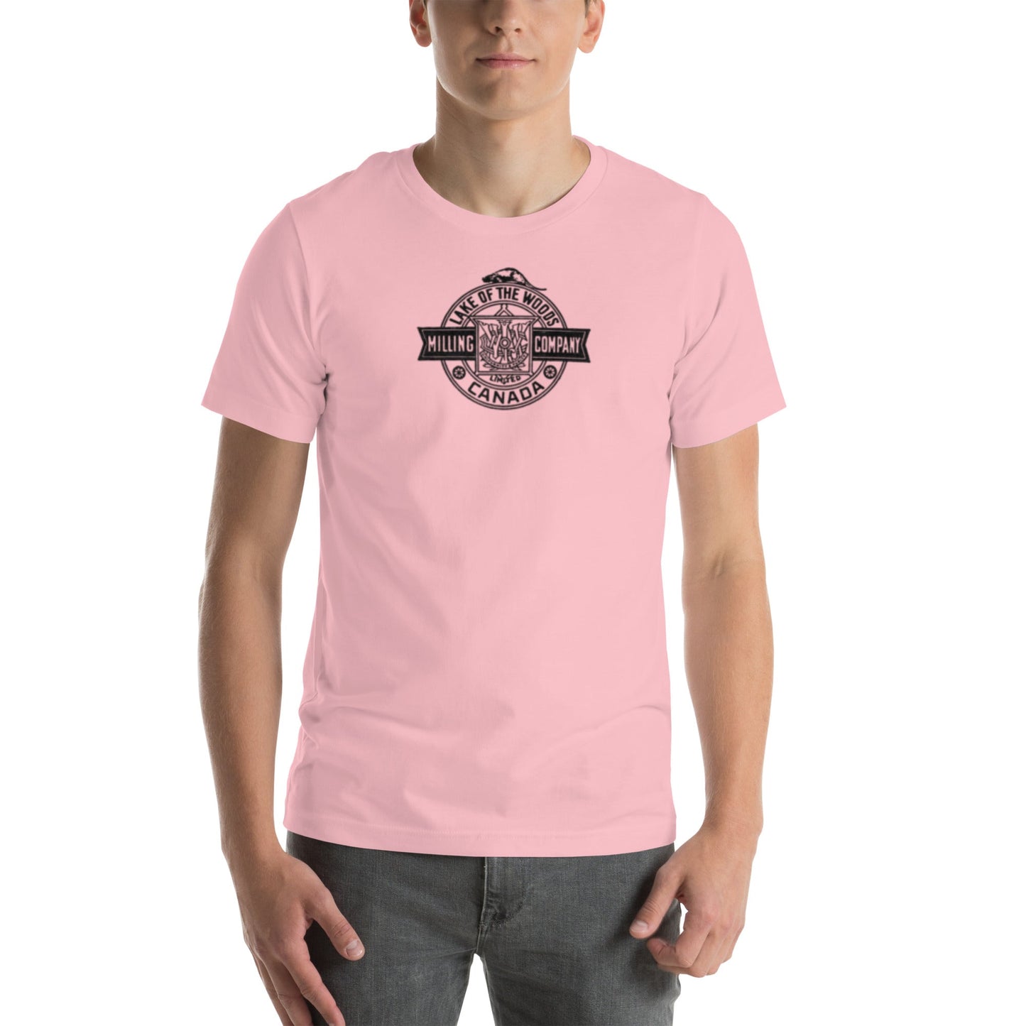 Retro Lake of the Woods Milling Company Unisex t-shirt