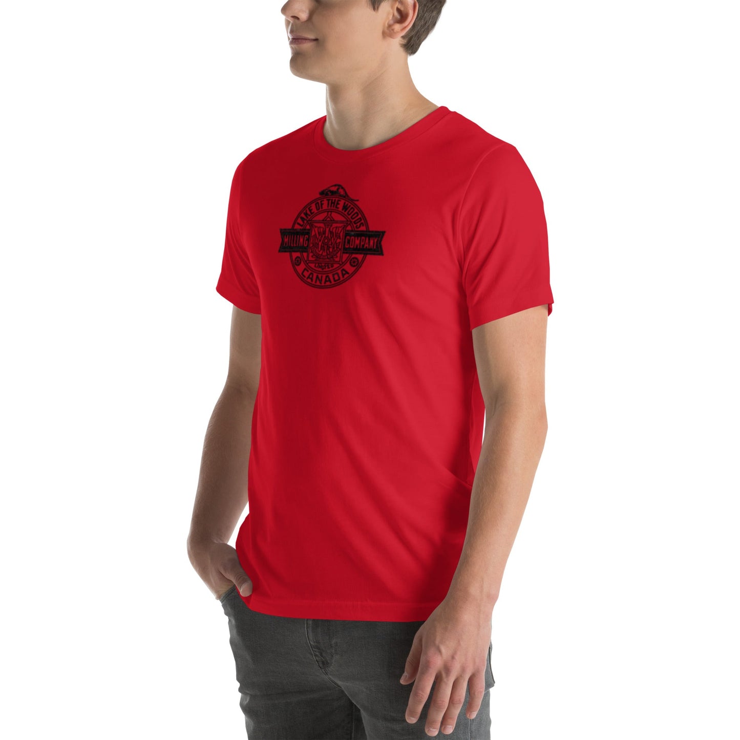 Retro Lake of the Woods Milling Company Unisex t-shirt