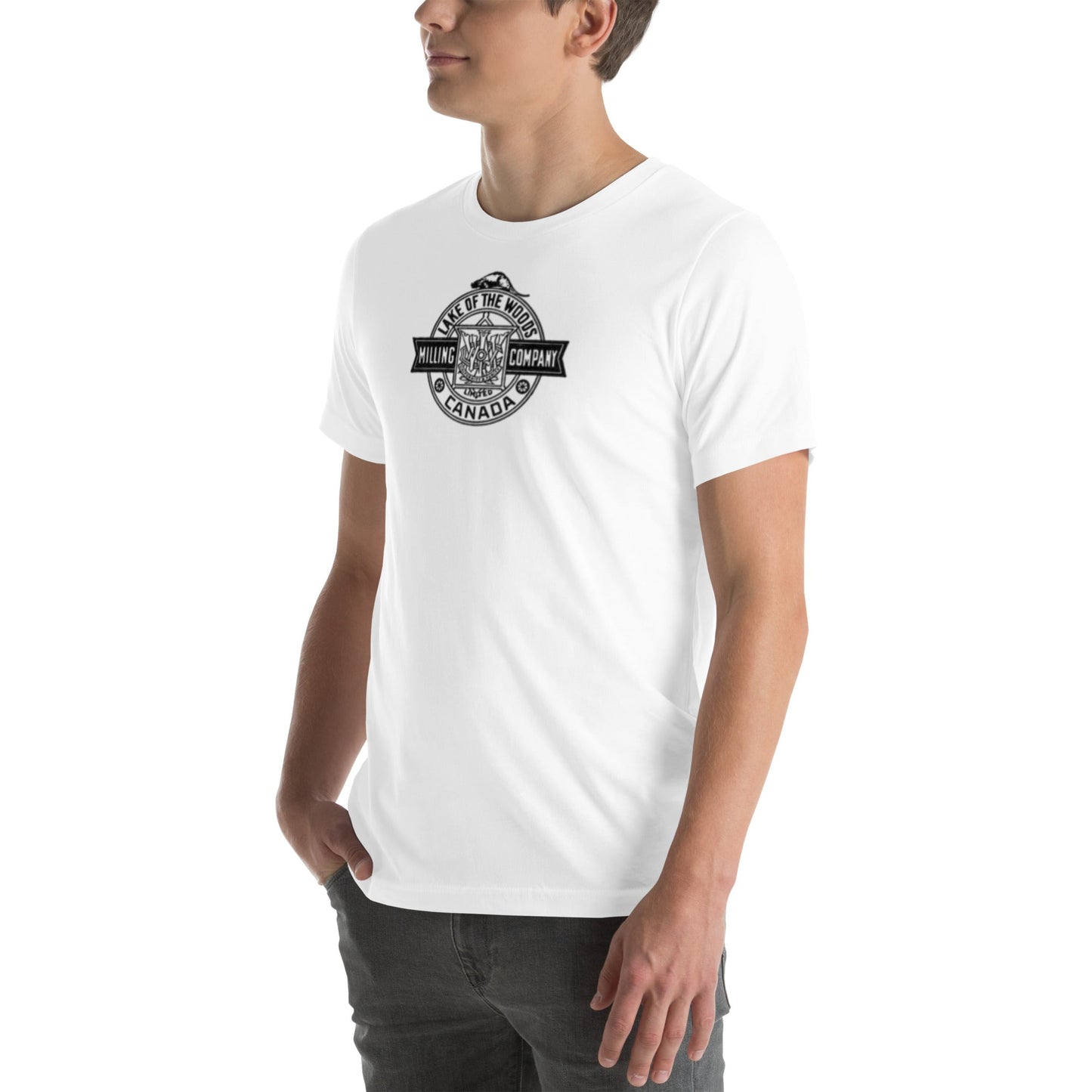 Retro Lake of the Woods Milling Company Unisex t-shirt
